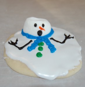 Melted Snowman Cookie 3